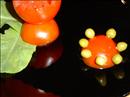 Пошаговое фото рецепта «Овощная закуска в салатнице из помидора»