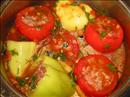 Пошаговое фото рецепта «Фаршированные овощи-ассорти»