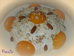 Фото рецепта «Легкий персиковый тортик»
