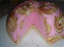 Пошаговое фото рецепта «Творожно-вишневый торт купол»