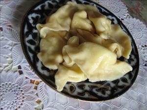 Фото рецепта «Тухум-барак или вареники с яичной начинкой»