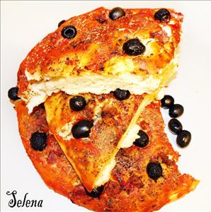 Фото рецепта «Средиземноморский хлеб с беконом»