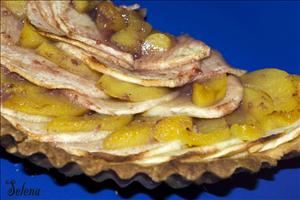 Фото рецепта «Яблочно-персиковый пирог»