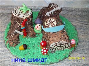 Фото рецепта «Торт Пенёк» Фото рецепта «Торт Пенёк»