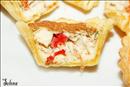 Пошаговое фото рецепта «Тарталетки с курицей и помидорами»