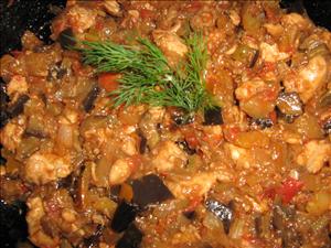 Фото рецепта «Густой соус с куриной грудкой и овощами» Фото рецепта «Густой соус с куриной грудкой и овощами»