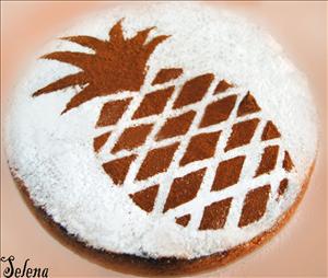 Фото рецепта «Ананасовый пирог со сливочной глазурью»