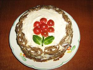 Фото рецепта «Печёночный тортик»