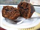 Пошаговое фото рецепта «Шоколадные маффины с кофейной начинкой»