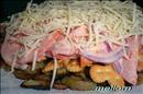 Пошаговое фото рецепта «Салат Пикантный с баклажанами и крекерами»