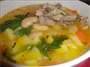 Пошаговое фото рецепта «Фасолевый суп с сельдереем»