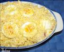 Пошаговое фото рецепта «Лапшевник с ветчиной и яйцами»