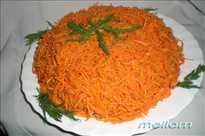 Фото рецепта «Салат с мясом и морковью по-корейски» Фото рецепта «Салат с мясом и морковью по-корейски»