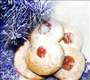 Пошаговое фото рецепта «Печенье Рождественские поцелуйчики»