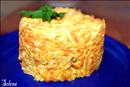 Пошаговое фото рецепта «Морковный салат с сыром и орехами»