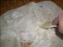 Пошаговое фото рецепта «Рулет из лаваша с начинкой из икры минтая»