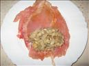 Пошаговое фото рецепта «Рулеты из куриного филе, фаршированные грибами»