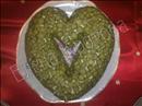 Фото-рецепт «Салат змейка в форме сердечка»