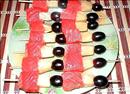 Пошаговое фото рецепта «Шашлык из семги с фруктами»