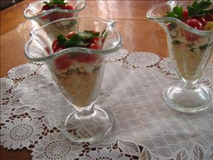 Фото рецепта «Салат с кус-кусом и креветками»