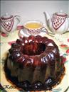 Пошаговое фото рецепта «Шоколадный кекс Зебра»