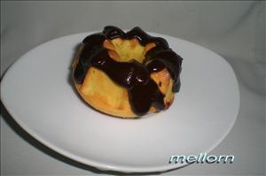 Фото рецепта «Мандариновые кексы в шоколадной глазури»