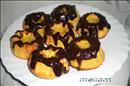 Пошаговое фото рецепта «Мандариновые кексы в шоколадной глазури»