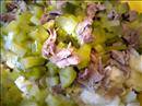 Пошаговое фото рецепта «Салат мясной порционный»