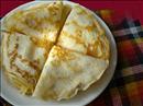 Пошаговое фото рецепта «Запеченные блинчики с сыром и зеленью»