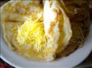 Пошаговое фото рецепта «Запеченные блинчики с сыром и зеленью»