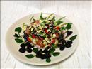 Пошаговое фото рецепта «Овощной салат Виолетта постный»