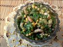 Пошаговое фото рецепта «Салат креветочный с овощами Бантик»