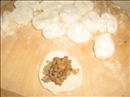Пошаговое фото рецепта «Постные вареники с гречкой и грибами»