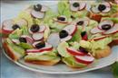 Пошаговое фото рецепта «Цветочные бутерброды»