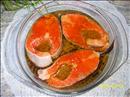 Пошаговое фото рецепта «Красная рыба с полентой»