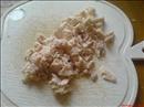 Пошаговое фото рецепта «Куриный салат с блинчиками»