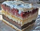 Фото-рецепт «Торт орехово-маковый с вишнями»