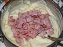 Пошаговое фото рецепта «Вареники с луком картофелем и беконом»