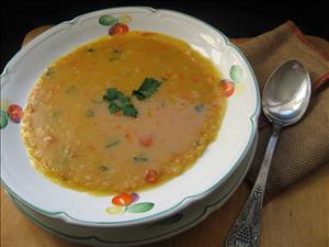 Фото рецепта «Постный гороховый суп-пюре»