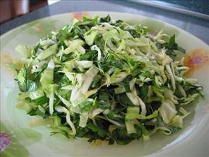 Фото рецепта «Салат из первой капусты»