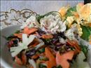 Пошаговое фото рецепта «Витаминный салат Бабочки-цветочки»