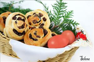 Фото рецепта «Тосканские пасхальные булочки»