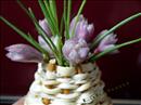 Пошаговое фото рецепта «Корзинка с крокусами»