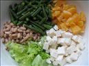 Пошаговое фото рецепта «Салат с фасолью, апельсином и брынзой»