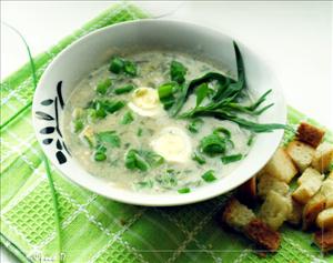 Фото рецепта «Суп-пюре из первой зелени»