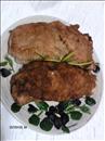 Пошаговое фото рецепта «Рулетики из рыбы с сырно-чесночной начинкой»