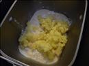 Пошаговое фото рецепта «Картофельные лепешки с курочкой»