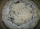 Пошаговое фото рецепта «Пирог из слоеного теста с картофелем и грибами»