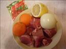 Пошаговое фото рецепта «Свинина, маринованная в апельсиновом соке Цитрусовый шашлычок»
