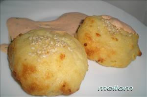 Фото рецепта «Манные лепешки с сыром»